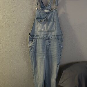 Light Blue Denim Overalls